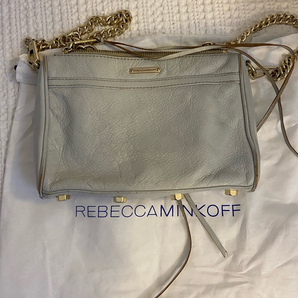Rebecca minkoff cross body bag baby blue